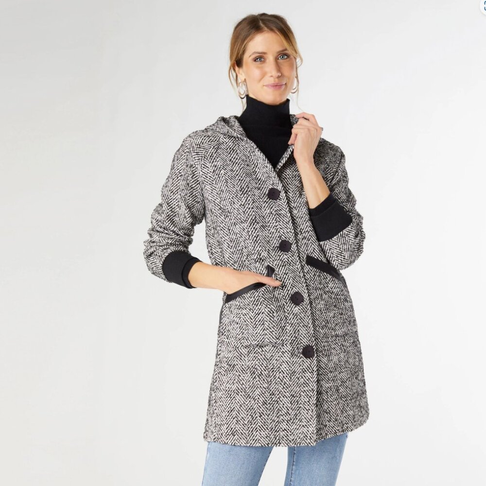 COCO + CARMEN THENA RELAXED HOODED CARDIGAN